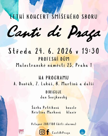 Letní koncert Canti di Praga