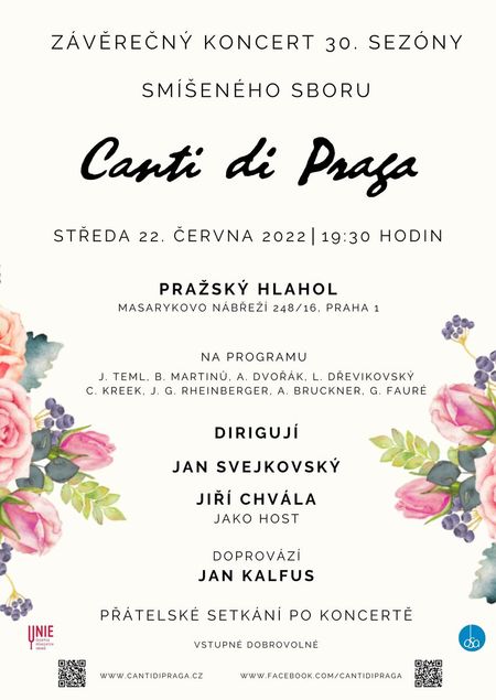 Canti di Praga slaví 30 let