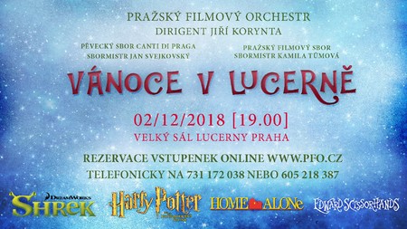 Vánoce v Lucerně s Pražským filmovým orchestrem 